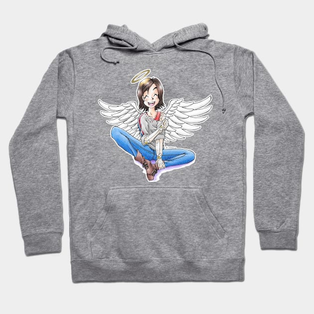 Chibi Angel Hoodie by KranberriJam